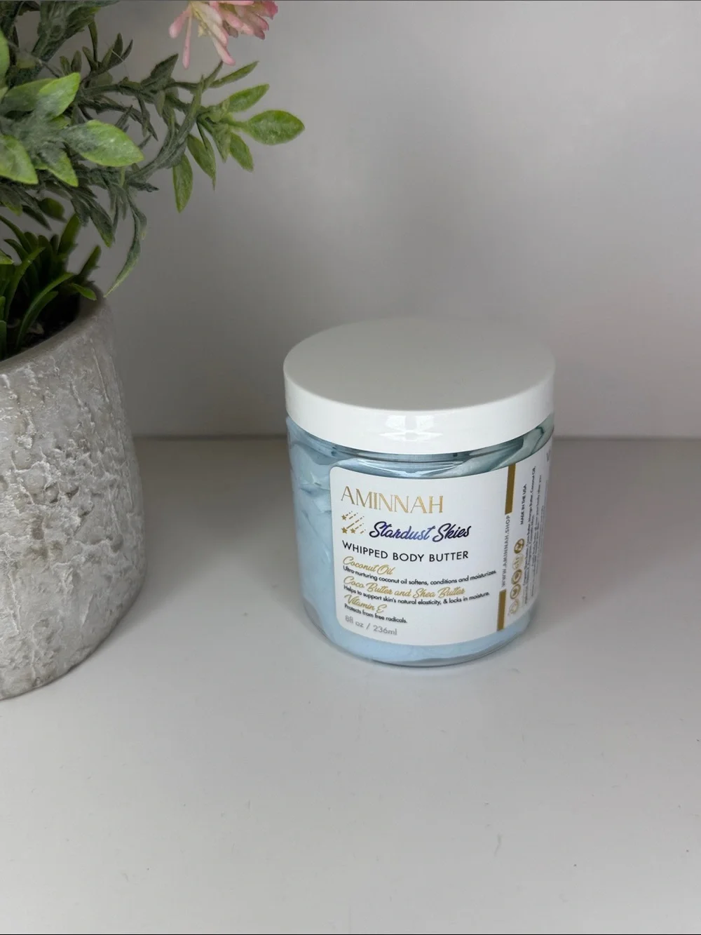 AMINNAH Stardust Skies Whipped Body Butter and Sugar Polish